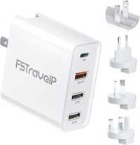 Adapter podróżny 4-portowy uniwersalny adapter z wtyczką USB 60 W