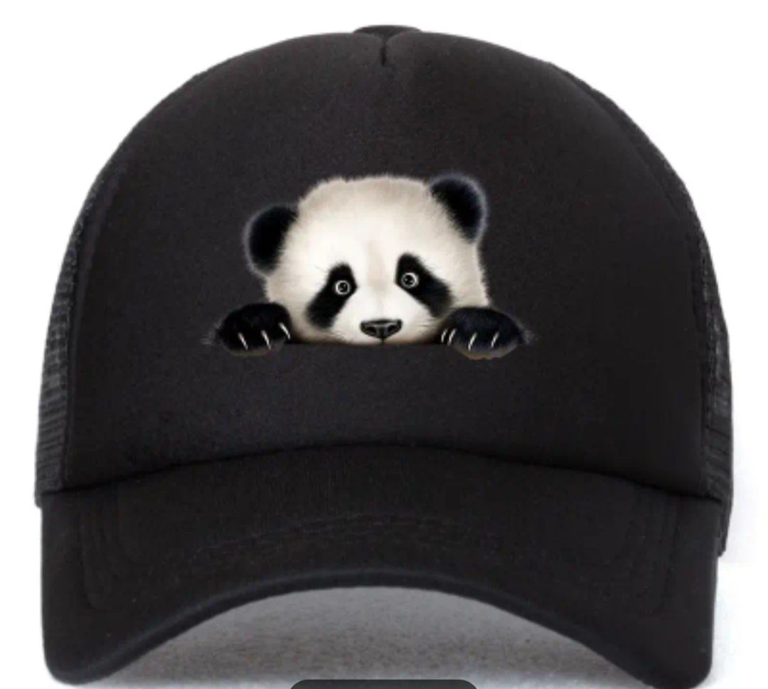Męska czapka z daszkiem z pandą