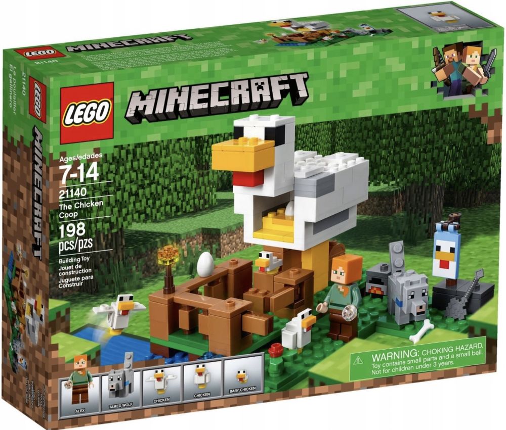 ZESTAW PREMIUM LEGO Minecraft 21140 Kurnik! Prezent! NOWOŚĆ!