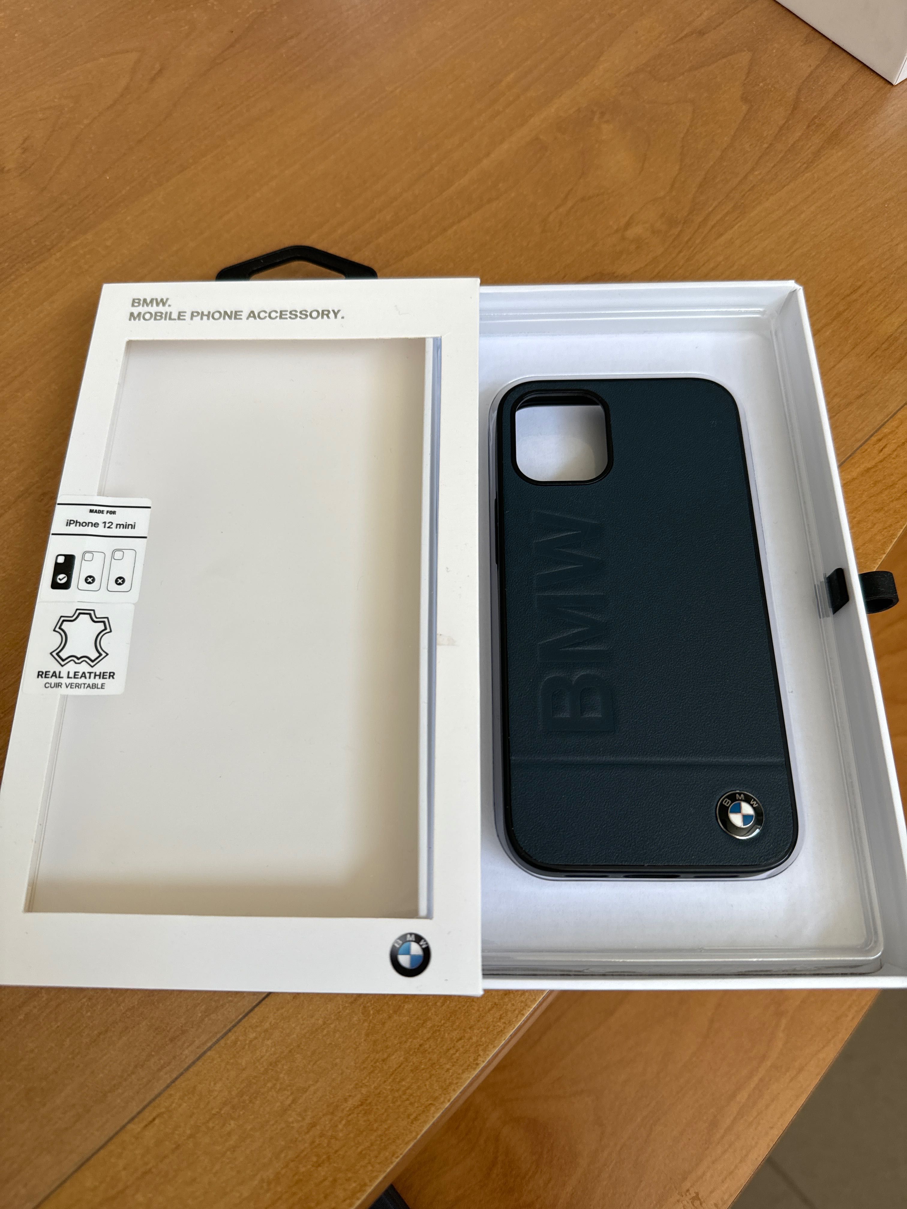 iPhone 12 mini etui case niebieskie/granat oryginalne BMW