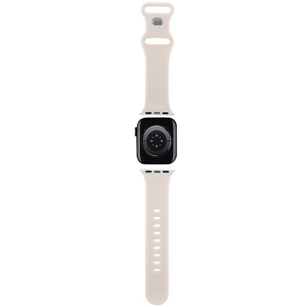 Hello Kitty Pasek HKAWMSDGPTE Apple Watch 38/40/41mm beżowy/strap