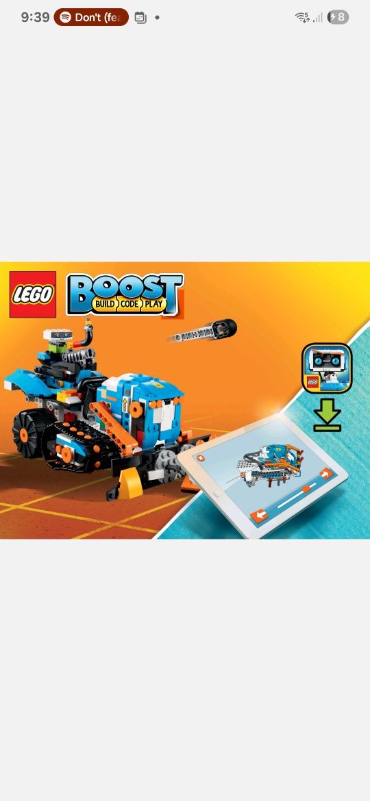 Lego Boost 17101 – robot Vernie + aplikacja, programowanie dla dzieci