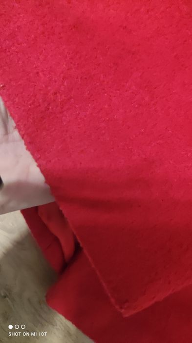 Płaszcz  mohito wełniany 36 kurtka zimowa czerwona płaszczyk