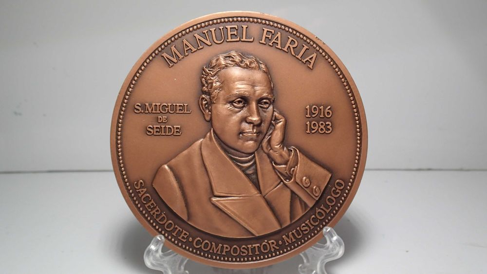 Medalha em Cobre de Manuel Faria