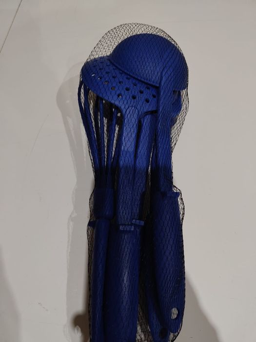 Zestaw niebieskich przyborów kuchennych plus gratis na ostatnim zdjęci