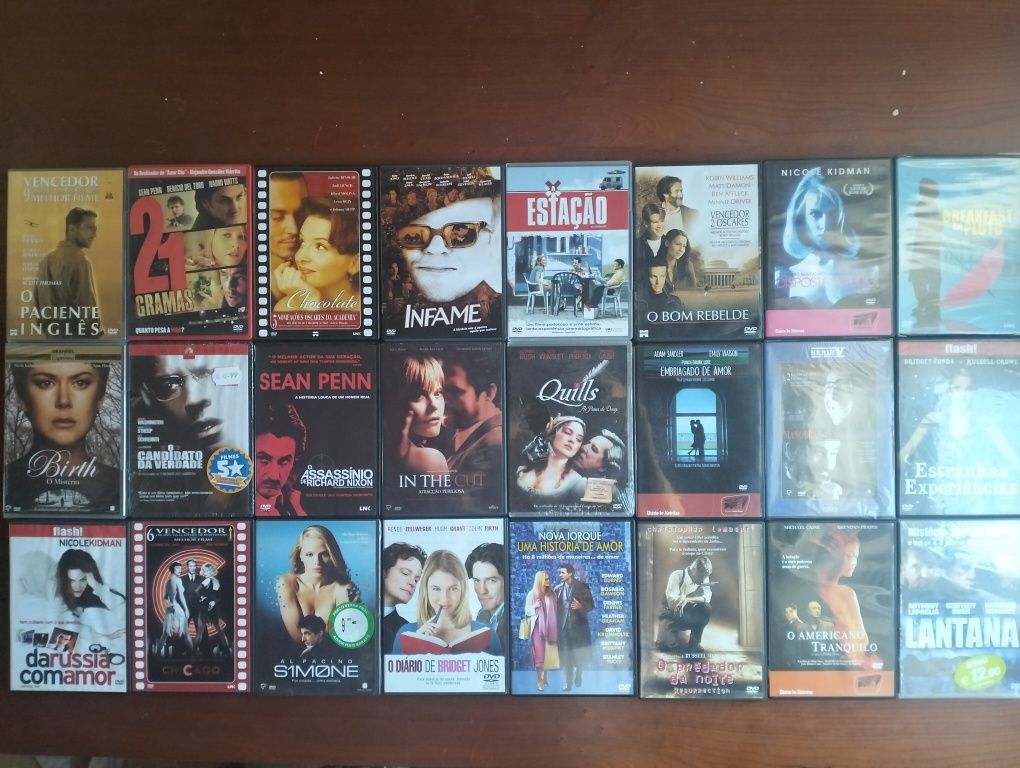 DVD's variados (1,50€ unidade)