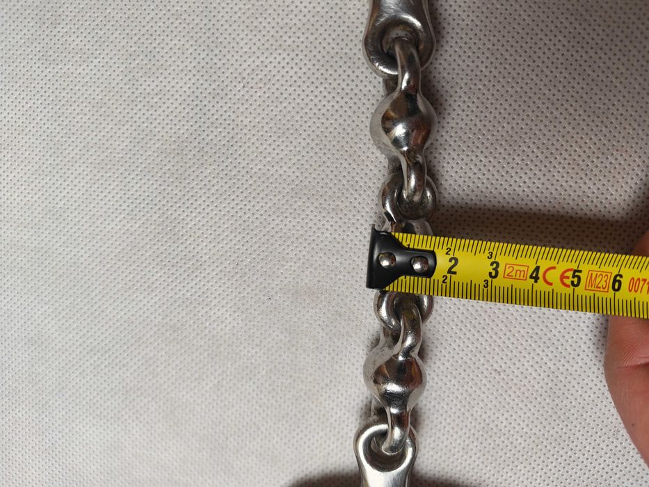 Wędzidło wielokrotnie łamane 14 cm oliwkowe