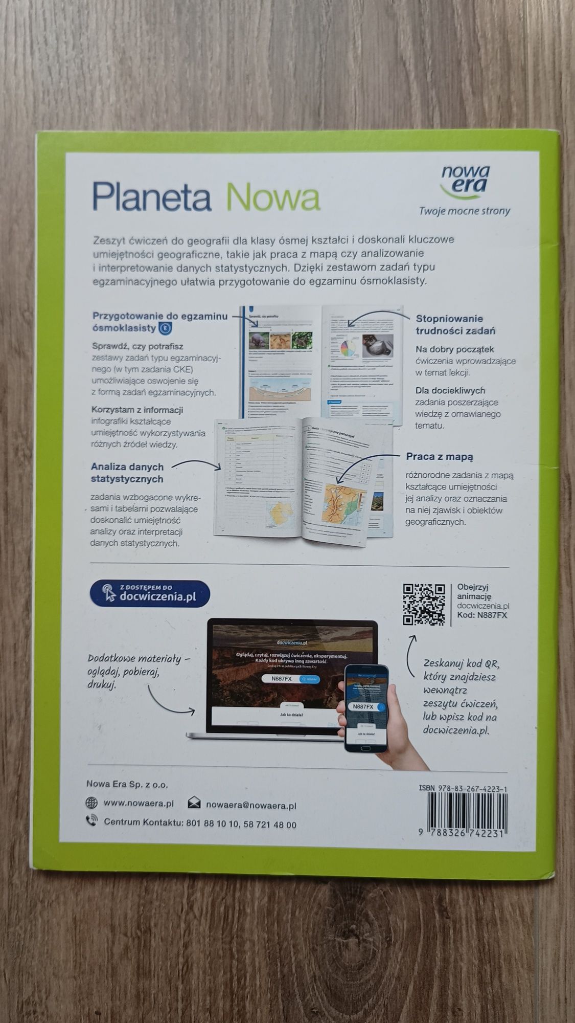Planeta Nowa zeszyt ćwiczeń geografia 8 klasa