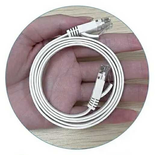 Ethernet Cat 6 UTP плоский высокоскоростной сетевой кабель 0.5м