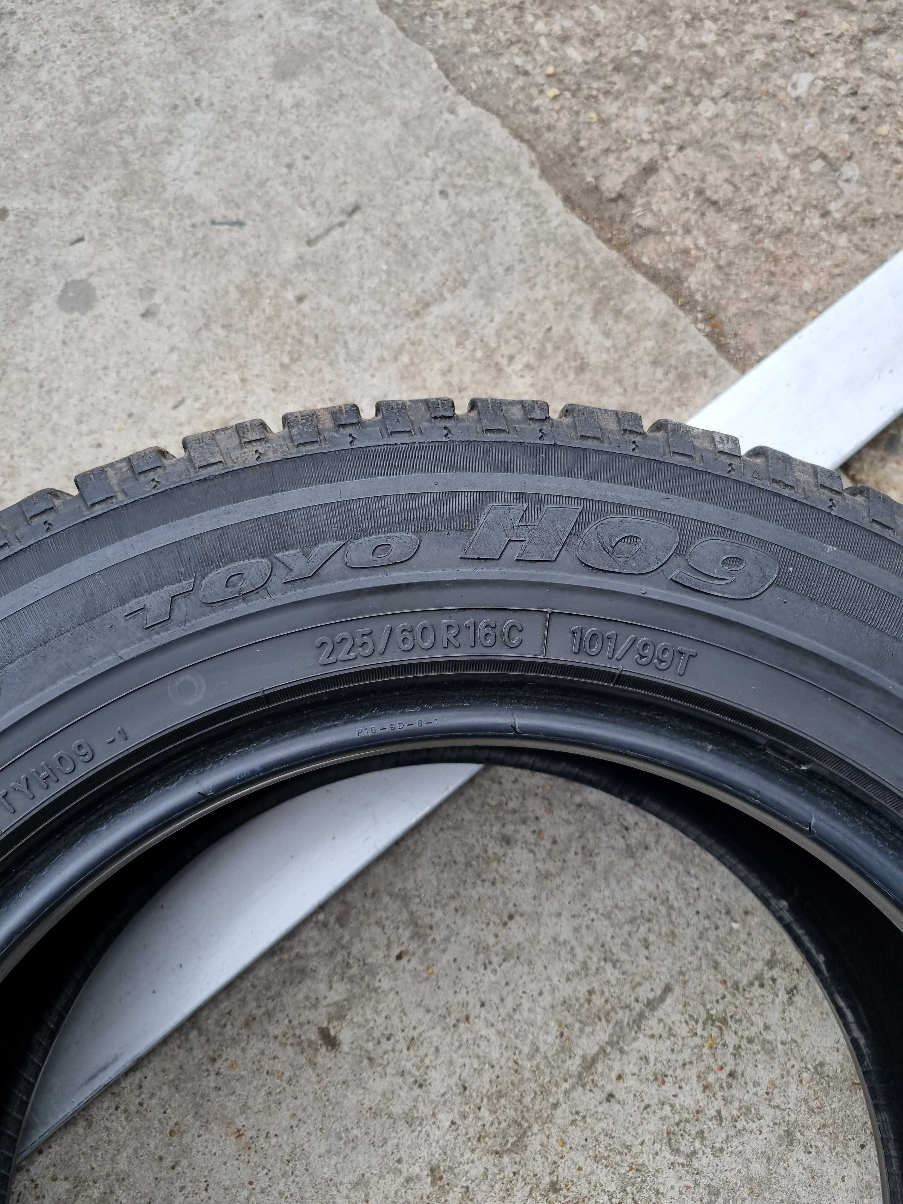 Opona zimowa TOYO H09 225/60 R16C 101/99T 8,50 mm SZTUKA P138