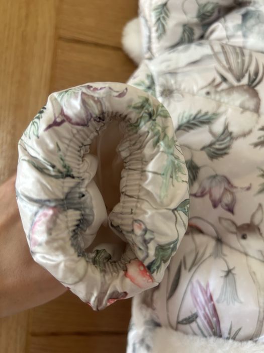 Zimowa nieprzemakalna kurtka dziewczęca next