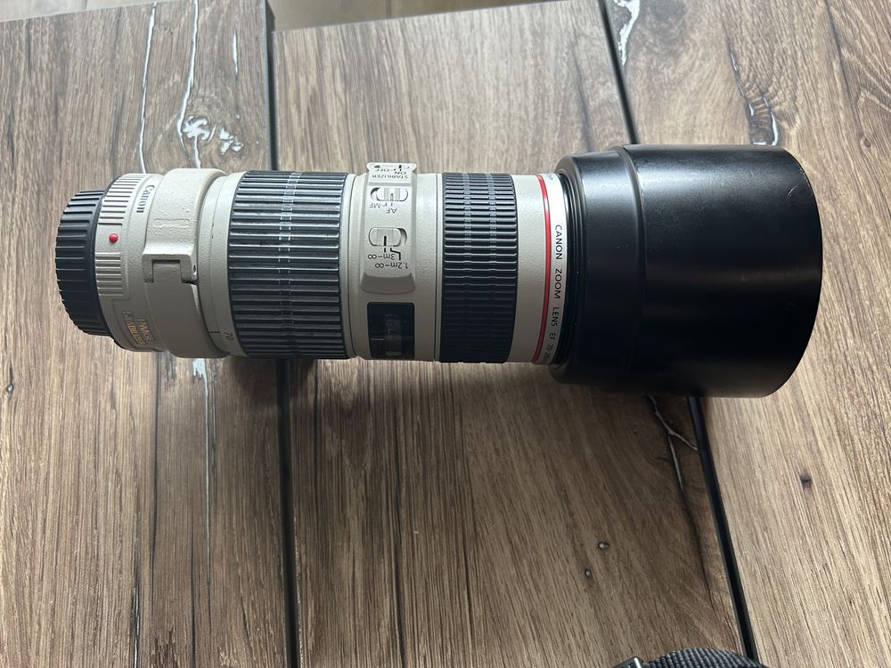 Canon 5D Mark II + 3 obiektywy + akcesoria – zestaw gotowy do pracy