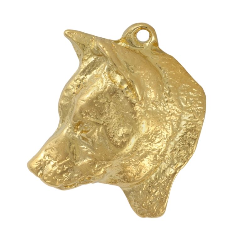 Shiba Inu brelok pozłacany w pudełku Art-Dog