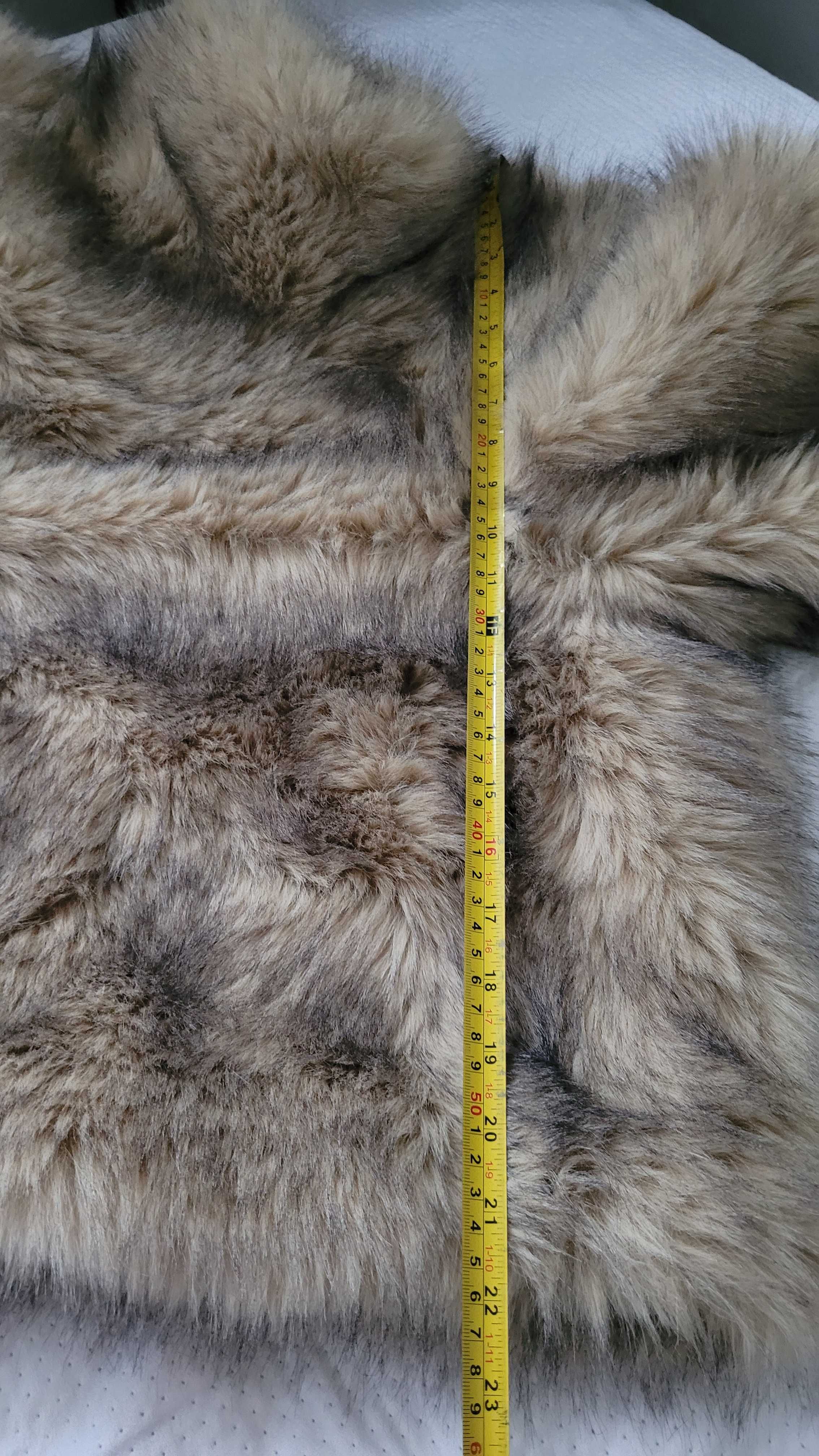Sztuczne futro futerko bluza Zara z golfem nowe rozmiar M 38
