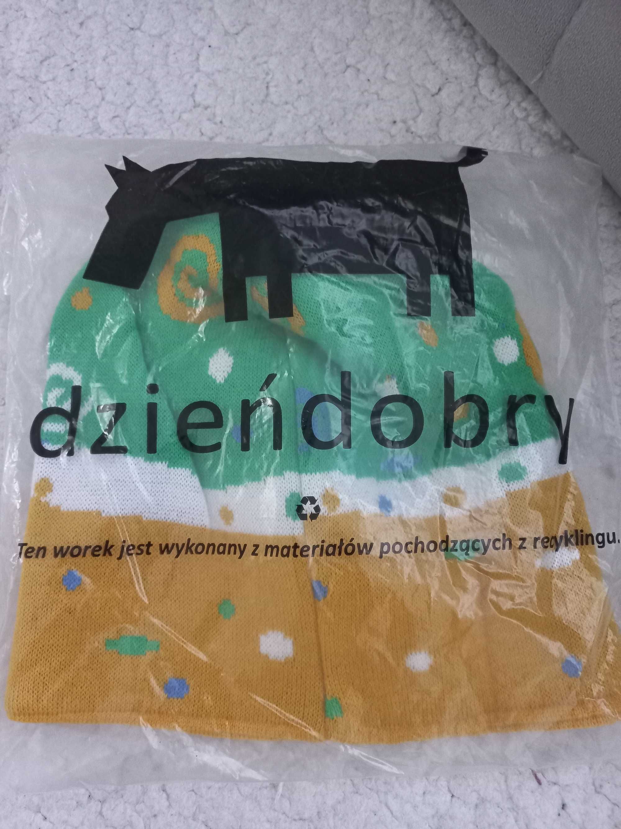 Somersby czapka jesienno-zimowa żółto-zielona