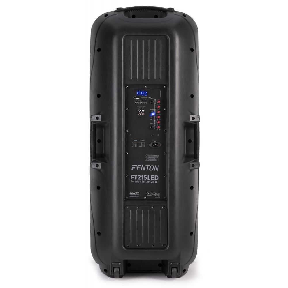 Kolumna aktywna przenośna Fenton FT215LED USB/BT+mic