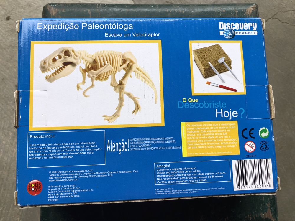 Kit Escavar um dinossauro Velocireptor