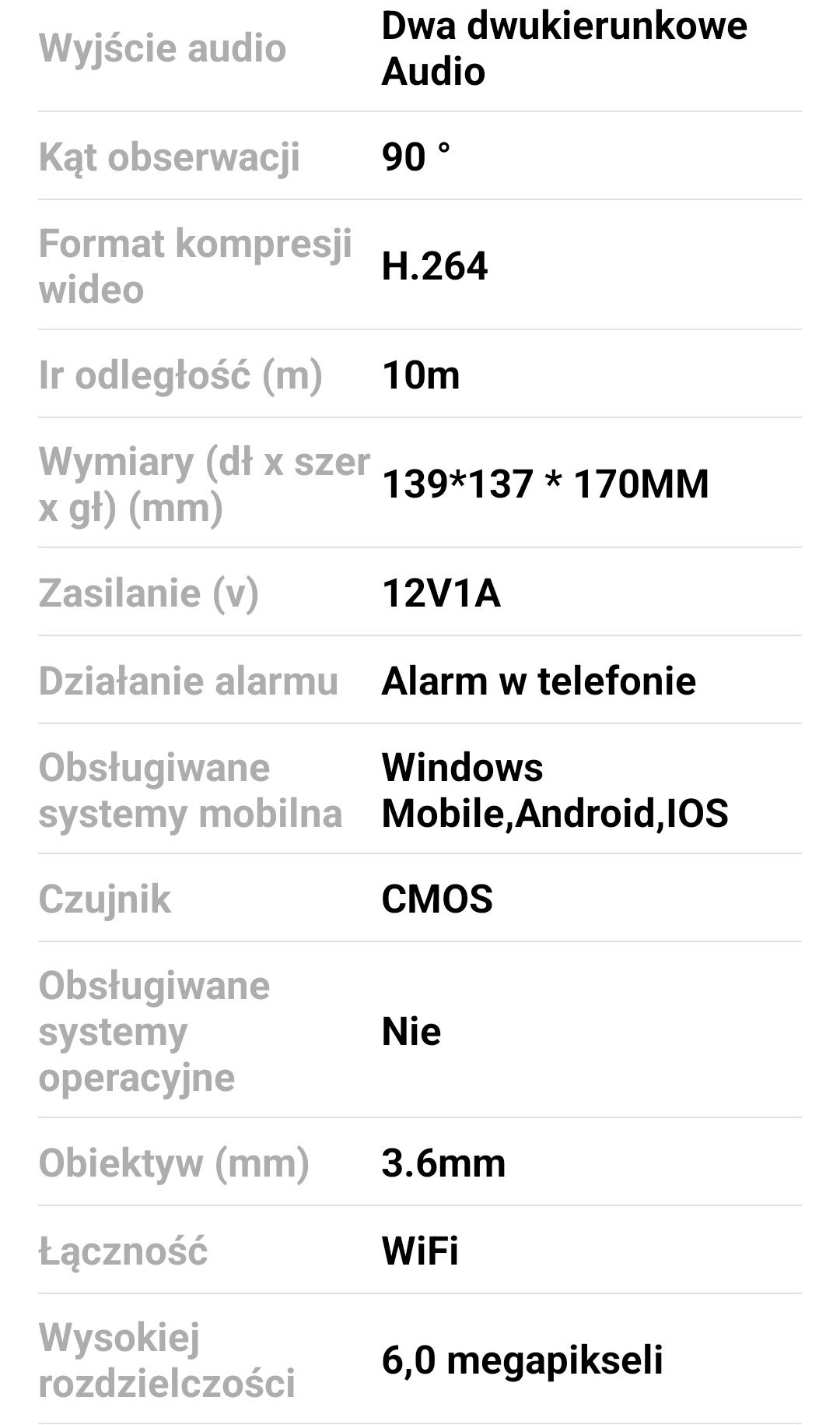 Kamera zewnętrzna 6MP 3K WIFI IP z trzema obiektywami