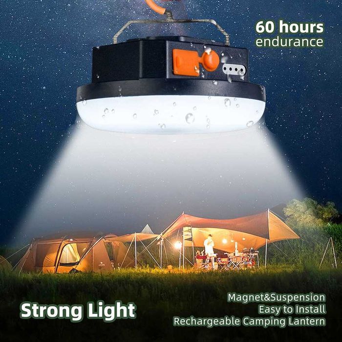 MOS 14 Аварійна лампа 30 Вт акумулятор 9900mAh з функцією Power Bank