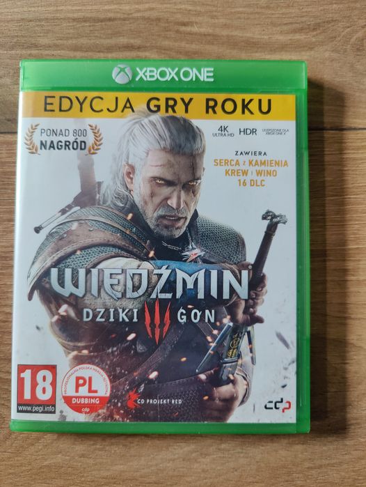 Wiedźmin 3 dziki gon polskie wydanie bez rys Xbox