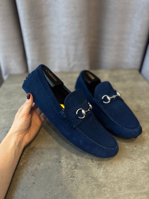 Замшевые мокасины Gucci ОРИГИНАЛ