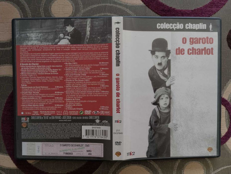 [DVD / Colecção Chaplin: O Garoto de Charlot / The Kid]
