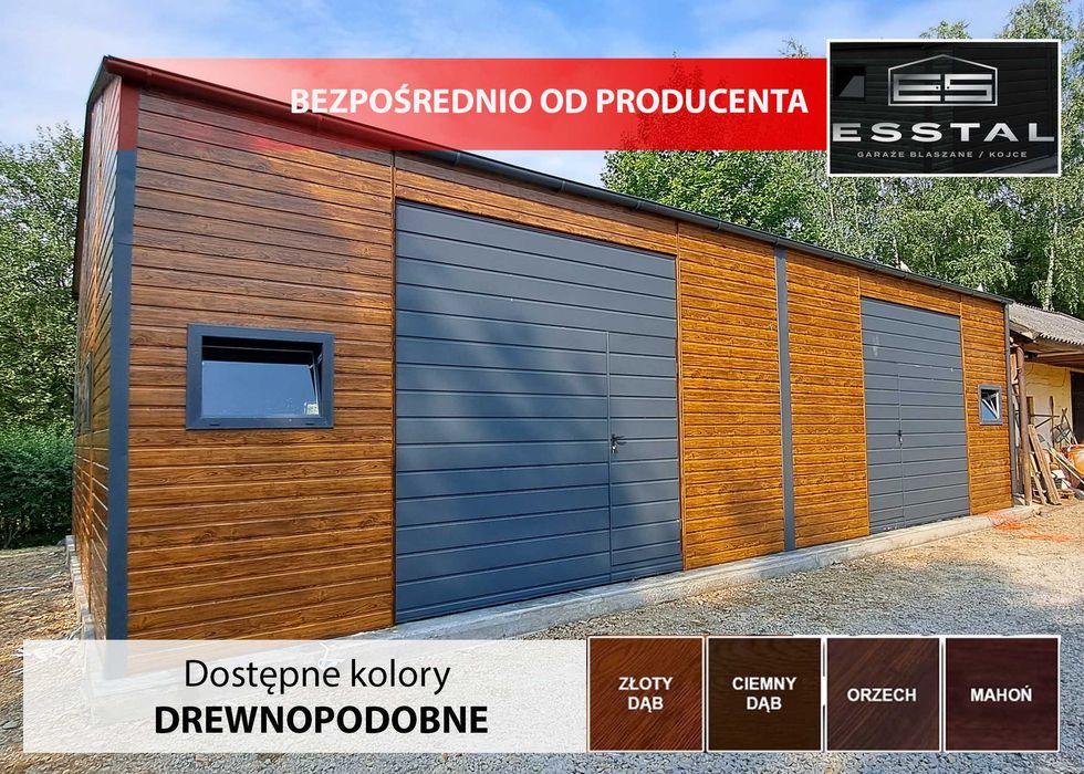 Garaż Blaszany HALA - MAGAZYN Rolny - Garaże Blaszane - ESSTAL*