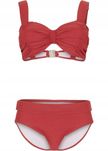 BONPRIX bikini na fiszbinach usztywniane marszczenia r.40(80F)