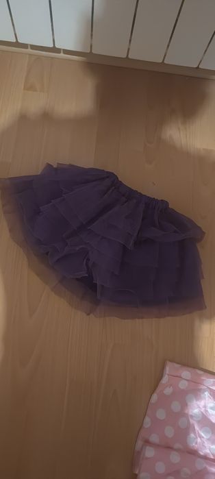 Spódniczka fioletowa tiulowa 74