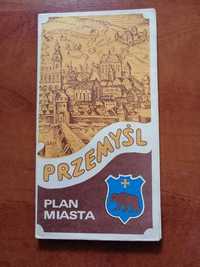 Plan miasta Przemyśl. Stara mapa z 1978 r.