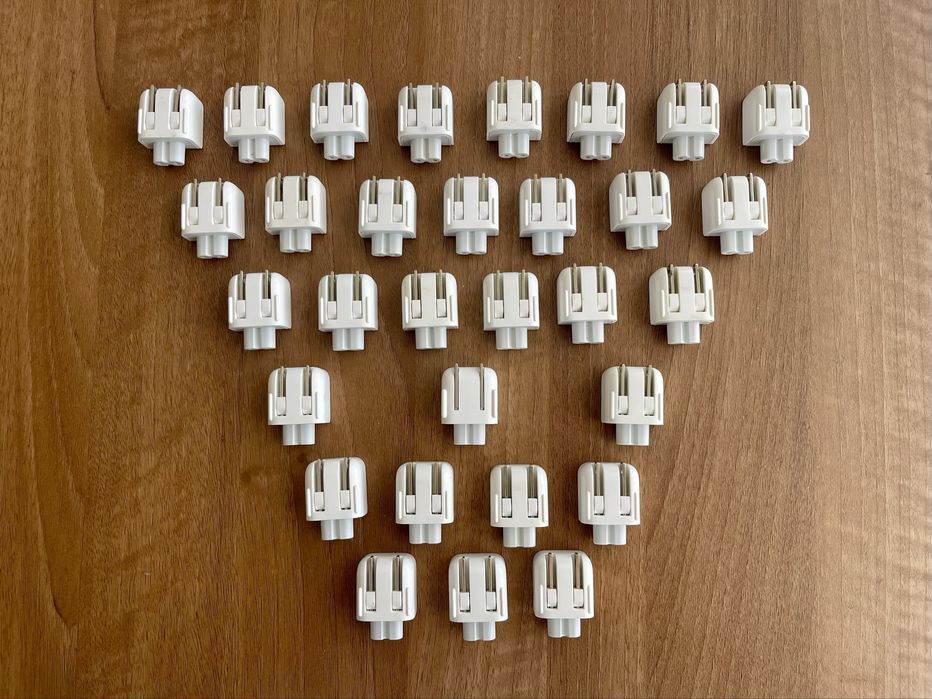 Гурт б/в 30шт Apple A1555 перехідник адаптер US вилка MagSafe Duckhead