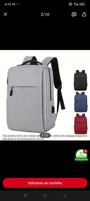 Mochilas para estudantes ofereço