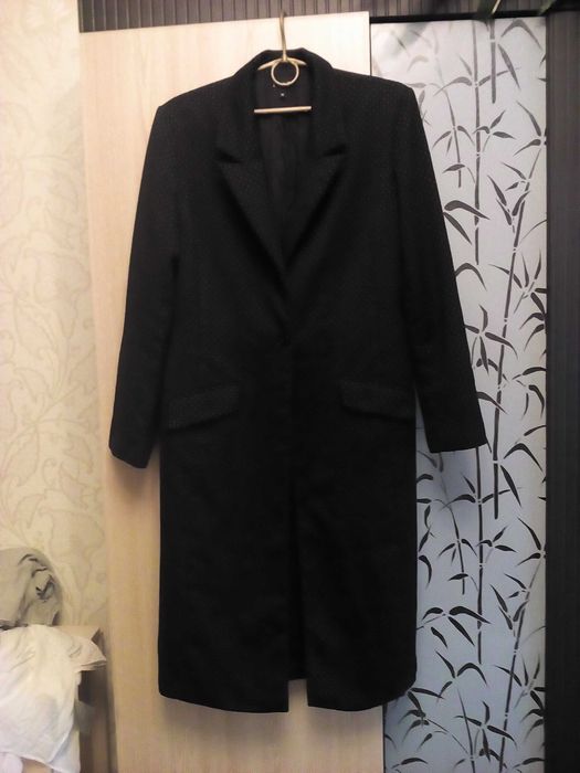 Пальто плащ сюртук френч EAST р. 46-48 96% шерсть