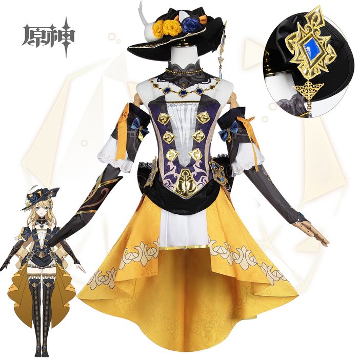 Anime Cosplay Genshin impact NAVIA -S