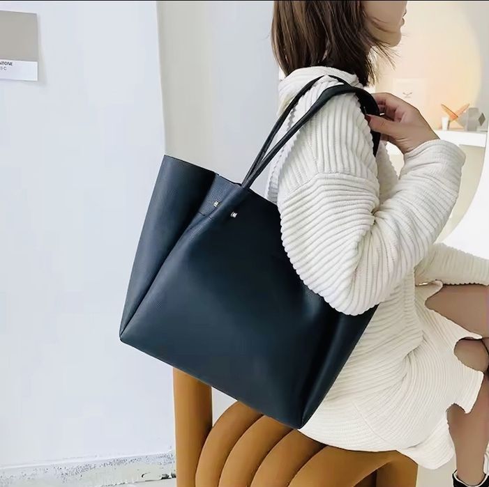 Сумка мешок шоппер ZARA кожаная на плечо женская сумка жіноча шопер