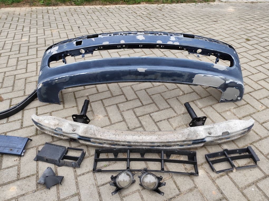 Zderzak lift BMW e39 ori komplet + belka