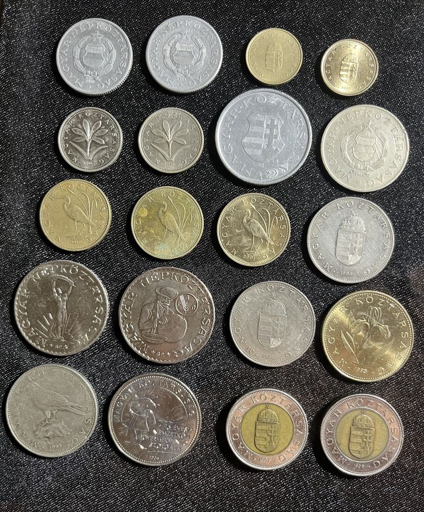Монети Угорщини та Австро-Угорщини різних років