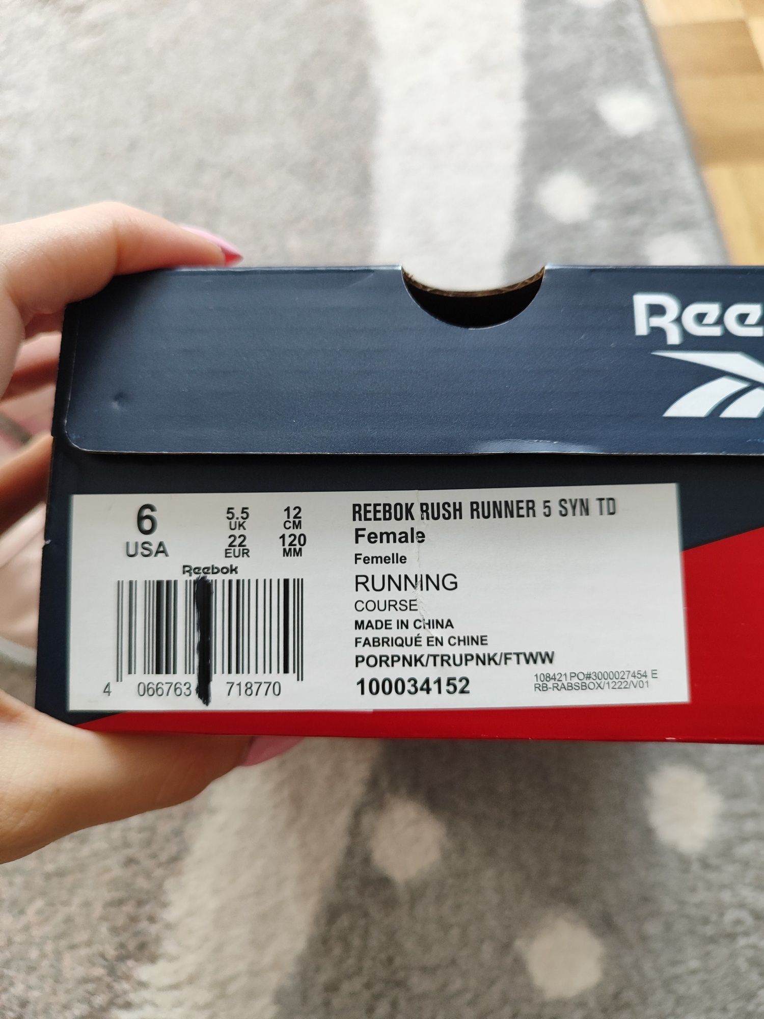 Adidasy Reebok rozmiar 22