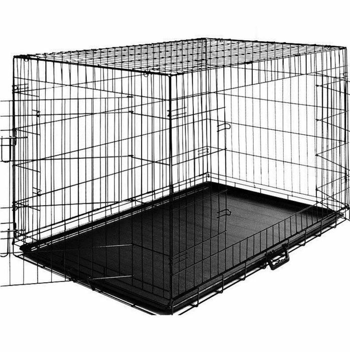 Duża klatka metalowa - kojec dla  PSA 122x76x83