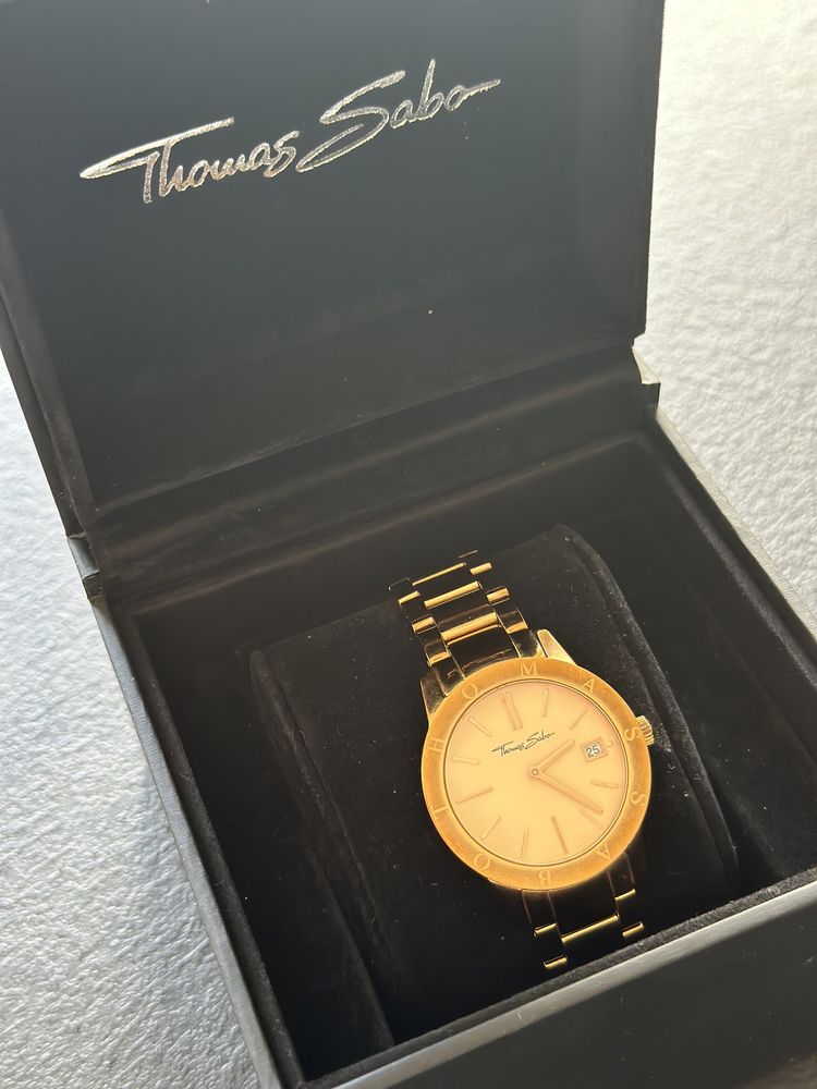 Thomas Sabo Zegarek damski Soul różowe złoto analogowy kwarc