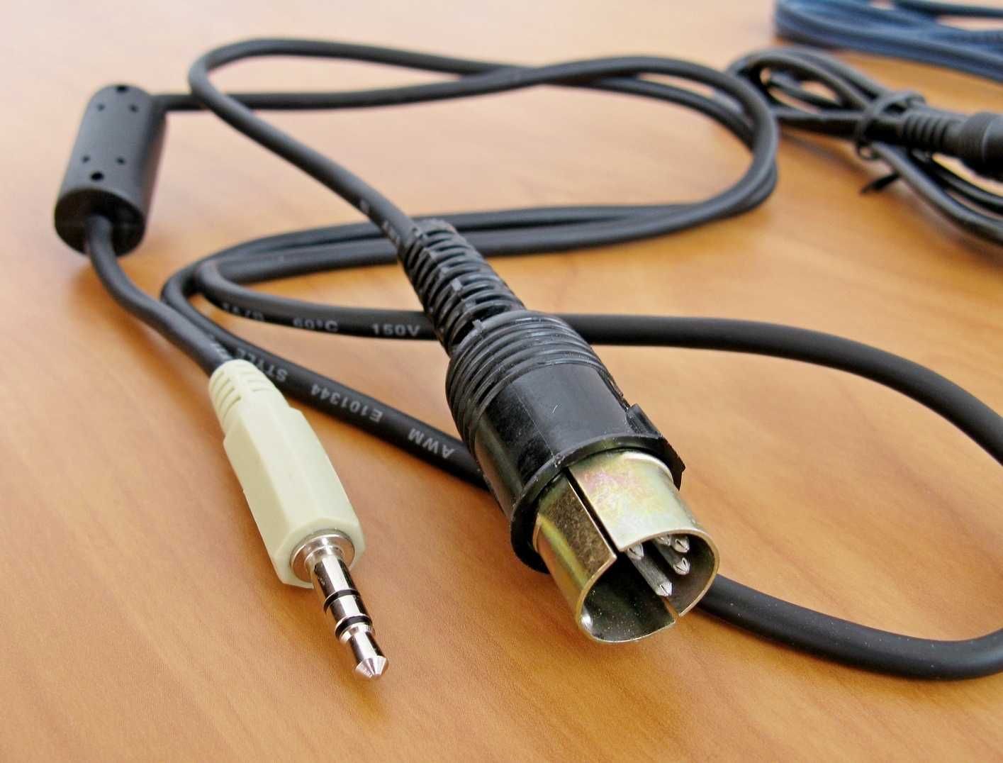 DIN 5pin-jack 3.5/rca кабель перехідник