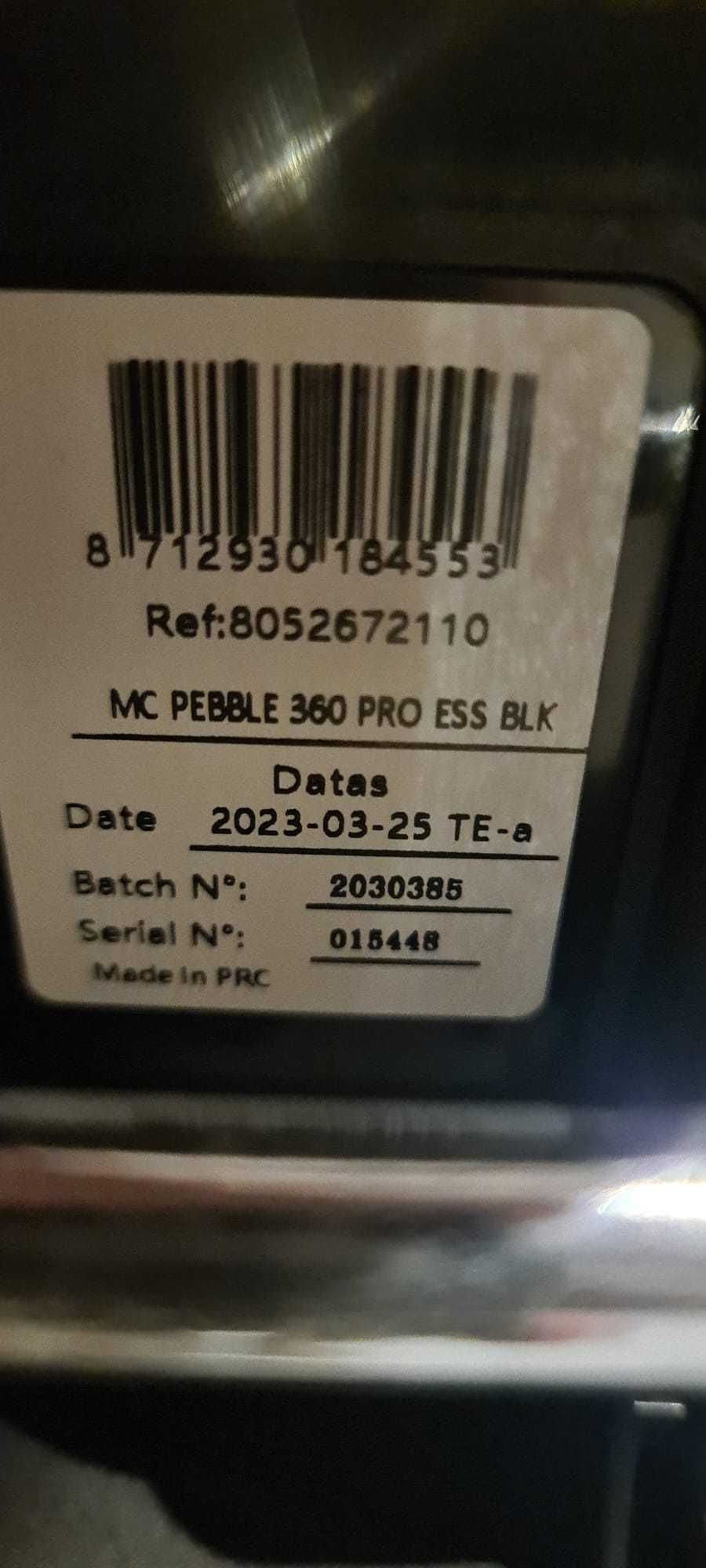 Fotelik samochodowy Maxi Cosi Pebble 360 PRO z bazą
