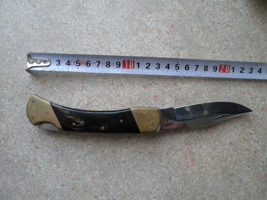 stary nóż scyzoryk z blokadą głowni hunter