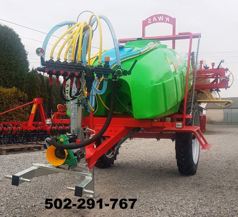 Opryskiwacz KWAS 2000l/15m 9,5x24 PROMOCJA RABAT producent