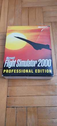Microsoft flight simulator 2000 professional edition BIG box eng pc