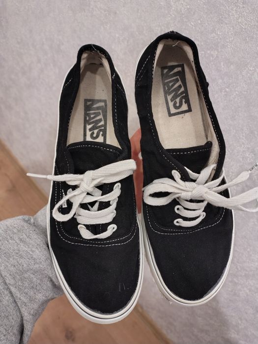 Vansy trampki czarne