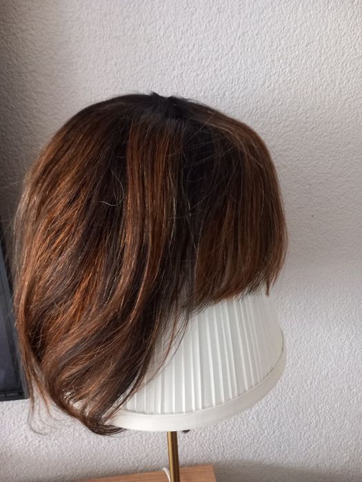 Peruka bob z grzywką kolor ombre 25 cm