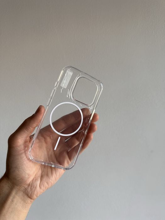 Etui Przeźroczyste thin MagSafe + SZKŁO do IPHONE 16 PRO
