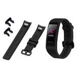 Pasek Silikonowy Do Huawei Band 3/4 Pro (Czarny)
