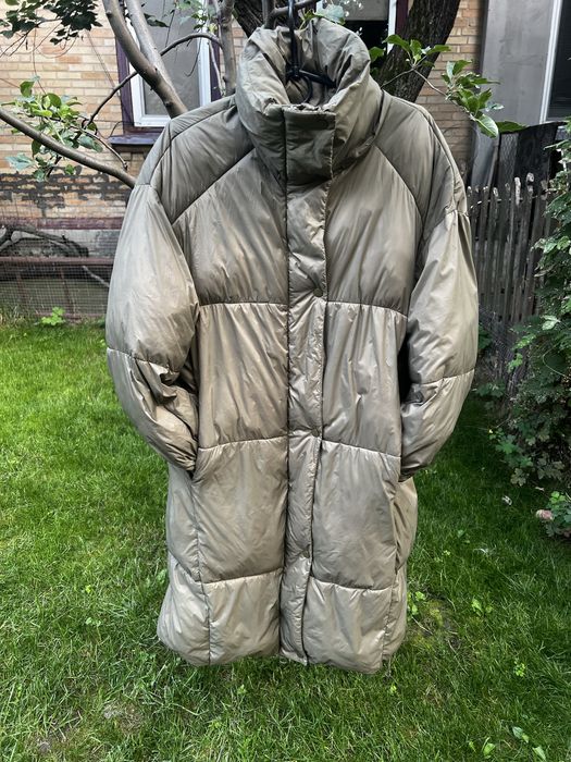 Оригінал чудовий пуховик пальто зара zara розмір S-M оверсайз oversize